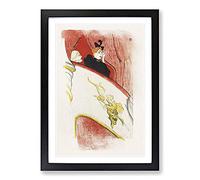 From The Balcony by Henri De Toulouse-Lautrec Framed Print | A2 Black Framed Wall Art | Ready to Hang | Modern Nature Picture | Living Room Bedroom Lounge Office