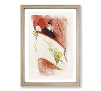 From The Balcony by Henri De Toulouse-Lautrec Framed Print | A2 Oak Framed Wall Art | Ready to Hang | Modern Nature Picture | Living Room Bedroom Lounge Office