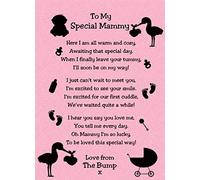 from The Bump Poem Verse 'to My Special Mammy' Baby Pink Greeting Card (Baby Shower, Just Because)