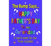 from The Bump Pregnancy Fathers Day Card (Grandad, Blue)