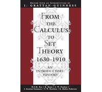 From the Calculus to Set Theory 1630-1910: An Introductory History (Princeton Paperbacks)