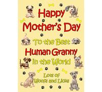 from The Dog Mothers Day Card (Yellow, Human Granny)