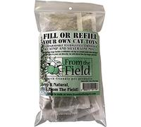 from The Field | Catnip & Silver Vine Tea Bags | Cat Toy Refills | 20 Pack | Ultimate Blend of Catnip & Silver Vine, Biodegradable, Non-GMO, Chemical-Free, Refill Packs for Cat Toys
