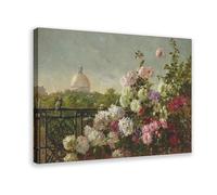 From The Terrace by Abbott Fuller Graves Impressionism Art Print Canvas Poster Wall Art Decor Print Picture Paintings for Living Room Bedroom Decoration 08x12inch(20x30cm)
