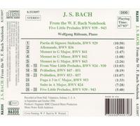 Bach: From Clavierbüchlein for WF Bach