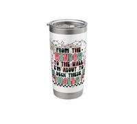 from The Window to The wall, Christmas Lights, Deck The Hall Stainless Steel Insulated Tumbler