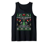 from The Windows to The Walls I'm About to Deck These Halls Tank Top