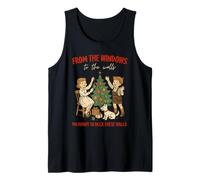 from The Windows to Walls Deck These Halls Christmas Tank Top
