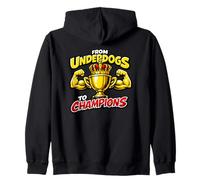"From Underdogs to Champions", Team, Winner Zip Hoodie
