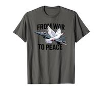 from War to Peace - Jet & Dove Artwork T-Shirt