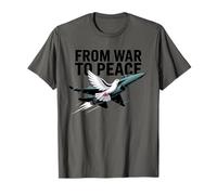 from War to Peace - Jet & Dove Artwork T-Shirt