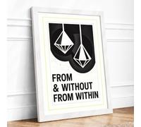 From Within and Without Minimalist Framed Wall Art Print A2 (59.4×42cm)