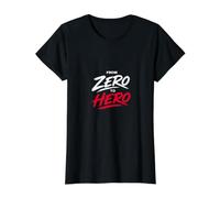 from Zero to Hero Value Graphic T-Shirt, Women, Black, M