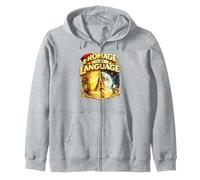 Fromage is my Language Cheesemaker Cheese Making Gift Zip Hoodie