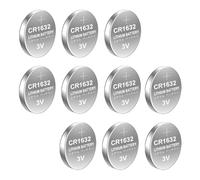 FROMCEO 10/5-Count CR1632 Coin Batteries Leakproof Design Coin Battery Stable Power 3V for Household Gadgets Remotes for Watches Calculators Toy