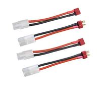 FROMCEO 14AWG Silicone Charging Cable T Plug Connector Remote Control Electric Model Car Battery Plug Adapter Cable Silicone Power Wire