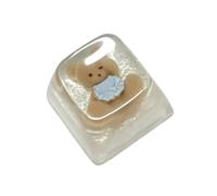 FROMCEO 3D Bear Resin Keycap Epoxy Irregular Keycap Unique for Mechanical Keypad Decorative Customization Gaming Keyboard