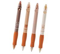 FROMCEO 4Pcs Erasable Gel Pen Ergonomic Foam Grip Retractable Inks 0.5MM for Writing Note Taking School Supplies Erasable Toner