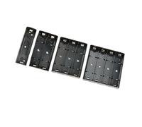 FROMCEO 4Pcs / Set 21700 Battery Storage Box ABS 1/2 / 3/4 Slot Design Metal Contacts Battery Sleeve for PCB Circuit Multi Slot Box