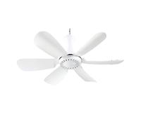 FROMCEO 6 USB Fan With 5V Power Supply Lightweight Hanging Design For Home Camping Office Use USB Powereds Clip On Fan