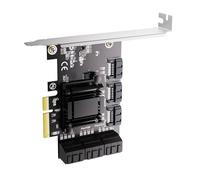 FROMCEO Advanced 9 Port SATA3.0 Expansion Card for PCIE 4X 6Gbps Speeds