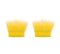 FROMCEO Bright Yellow Elastic Furry Headwears Elastic Halloweens Headpiece For Halloweens Parties And Stage Performances Headpiece