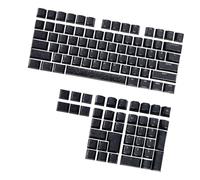 FROMCEO Carbon Like Texture Side Print Translucent Keycaps Original Height for Mechanical Keyboards Side Printed Keycaps