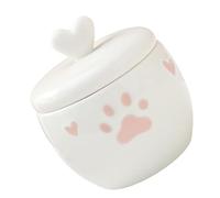 FROMCEO Ceramics Pet Urn Dog Ashes Memorial Keepsakes Pet Coffins Boxes Suitable for Home or Garden Display Small Ceramics Pet Ashes Sealing Box