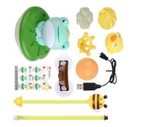 FROMCEO Educational Frog Bath Toy for Baby with Automatic Water Sprayer Promotes Hand Eye Coordination Toddler Shower Toy Automatic Water Sprinkler
