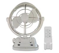 FROMCEO Efficient 12V 24V Overhead Fan with Remote Timer 1800rpm 3 Speeds for Vehicles Camping Clock Function Fan