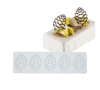 FROMCEO Elegant Cake Lace Pad Christmas Themed Baking Accessory Silicone Lace Mats Silicone Texture for Cake Embellishments Festival Baking Accessory