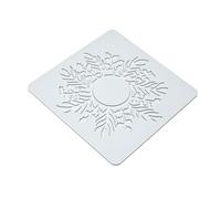 FROMCEO Elegant Cake Lace Pad Christmas Themed Baking Accessory Silicone Lace Mats Silicone Texture for Cake Embellishments Festival Baking Accessory