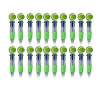 FROMCEO Football Basketball Baseball Theme 4-Color Retractable Ballpoint Pens Ball Decoration Design Present for Daily Colorful Writing Pen Set