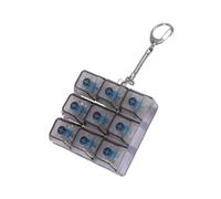 FROMCEO Keyboards Squirm Keychain Clear Switches Tester with Bright Lighting & Interchangeable Switches for Gamers Brightened Change Tester