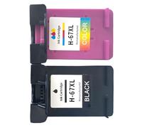 FROMCEO Large Capacity Printer Cartridge Replacement for Well Known Printers 600 Sheets Black and 450 Sheets Color Output Extra Large Replacement