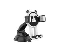 FROMCEO Lovely Panda Shaped Car Phone Mount with Strong Vacuum Base & 360 Degree Adjustable Arm Easy to Use for Easy Viewing Car Display Phone Mount