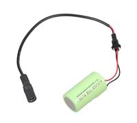 FROMCEO LR14 C Shape False Battery Connector DC5.5x2.1mm 5.5x2.1mmm Input for External Power Supply Conversion Battery Placehold