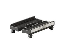 FROMCEO Mobile PCs Tower Stand Cart with Smooth Rolling Wheel and Strong Plastics Construction for Cooling Needs Modifiable Rolling Computer Cart with Wheel