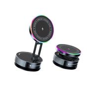 FROMCEO Multi Position Flexible Car Phone Holder with Auto Aligning 15W Cordless Device and Super Firm Base ° Adjustable Car Holder