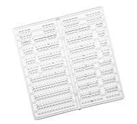 FROMCEO Multi Size Cable Combs with 36Pcs Wire Organizers for GPU Motherboards Wires Clips Cable Managers Clear Wire Combs
