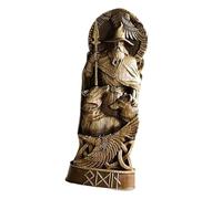 FROMCEO Norses God Statues Vikinges Mythology Figurines Scandinavian Pantheons Ornament Art For Home Office Decorations Odin/thors/loki/freyja Statue