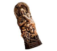 FROMCEO Norses God Statues Vikinges Mythology Figurines Scandinavian Pantheons Ornament Art For Home Office Decorations Odin/thors/loki/freyja Statue