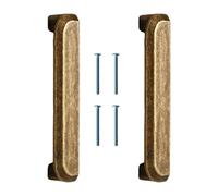 FROMCEO Pair of Vintages Bronze Cabinets Pulls Comfortable Grip Easy Installation for Stylish Home and Furniture Upgrades Antique Drawer Pull