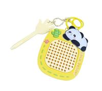 FROMCEO Panda Steel Ball Drawing Keychain Portable Phone Accessory Creative Home Office School Use Doodles Art Fidgety Keychain Toy