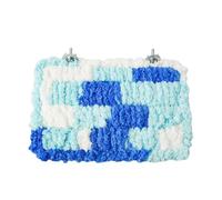 FROMCEO Plush Bird Perch Stand Platform Small Animals Cage Accessories Warm Stand Perch Shelf for Parrots Parakeet Cockatiel Bird Parrots Cage Perch Stand Platform Foot