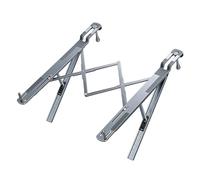 FROMCEO Portable Flipping Design Mounted Tray Holder for Laptop with Double Mode Functionality Aluminum Car Desk for Laptop