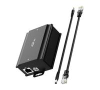 FROMCEO Professional 48V to 36V 2A PoE Splitter with Protocols and Metal Housing for Security Camera and Access Point Protocols