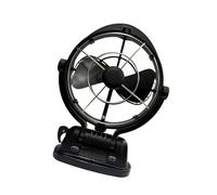 FROMCEO Remote Control 12V 24V Vehicle Fan with Timers 3 Speeds Rotation for Car Marine Use Camping Portable Fan