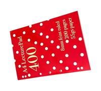 FROMCEO Smooth Writing Lined Notebook Colorful Polkas Dot Thin Scribbling Pad for Environmentally Sustainable Paper Sources Colorful Dot Pattern Lined Hardcover Pad for Creative Inspiration