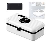 FROMCEO Tiny Fridge for Food and Drink Conservation Highlighting USB Rechargeable Double Manner Telecommute Use Compact Cool